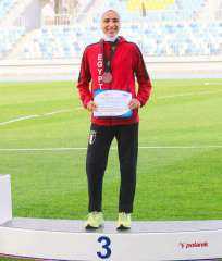 فضية لأمينة الشامي في البطولة العربية لألعاب القوى