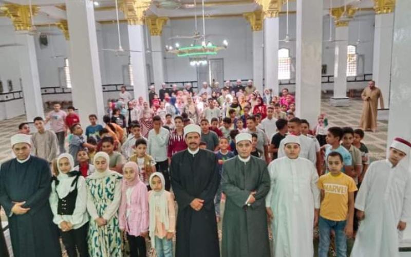 كفرالشيخ: فعاليات برنامج لقاء الجمعة للأطفال بمسجد المحيص بشباس الملح