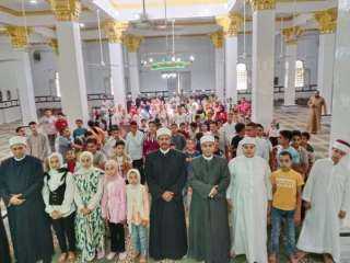 كفرالشيخ: فعاليات برنامج لقاء الجمعة للأطفال بمسجد المحيص بشباس الملح